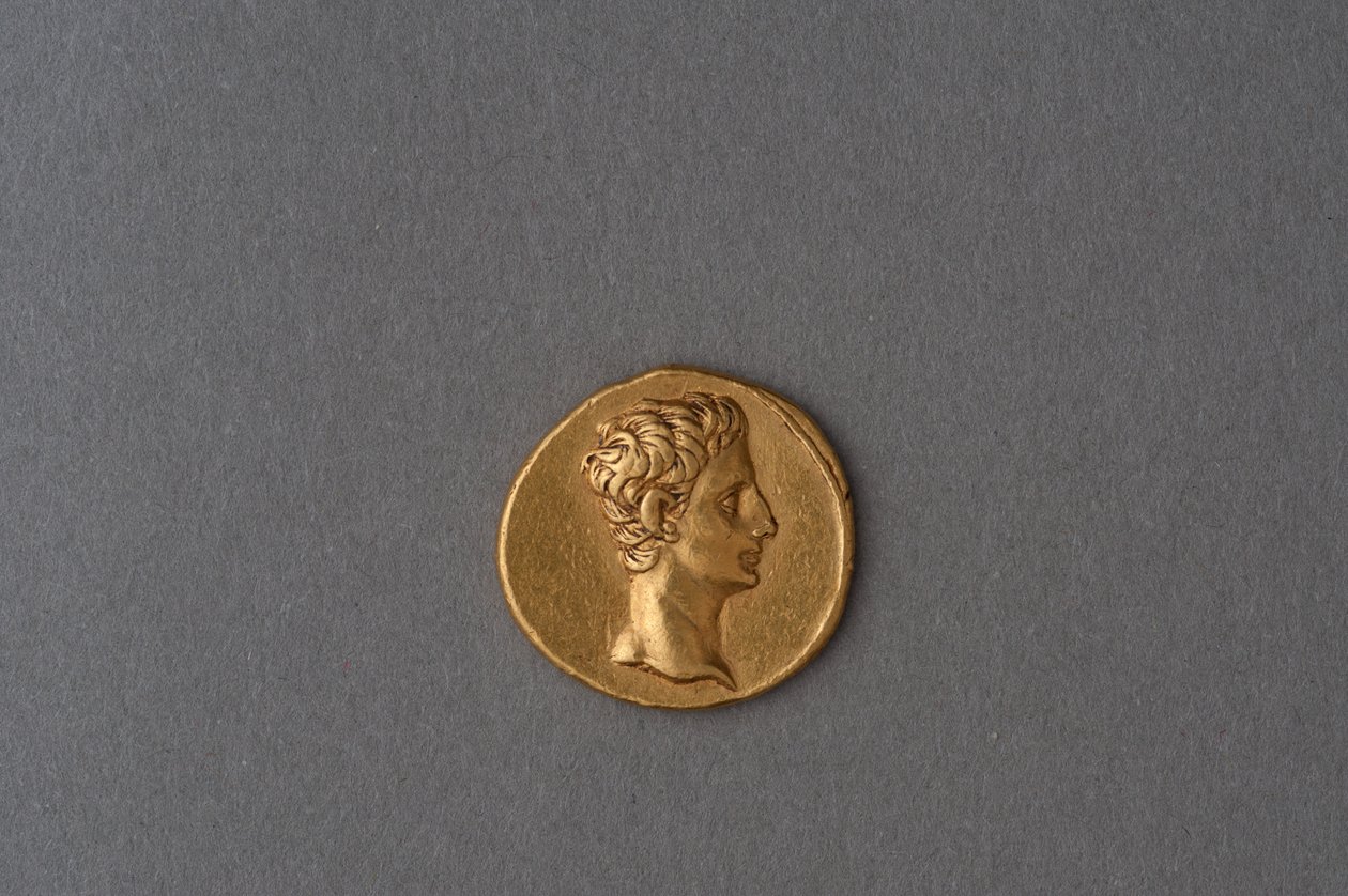 Mynt av Augustus (gull) av Roman