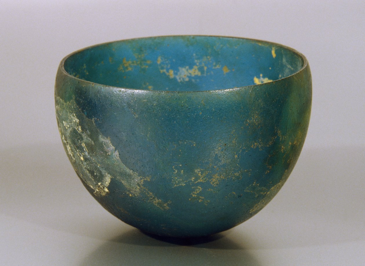 Cup, fra graven til Bernardini di Palestrina (glass) av Roman