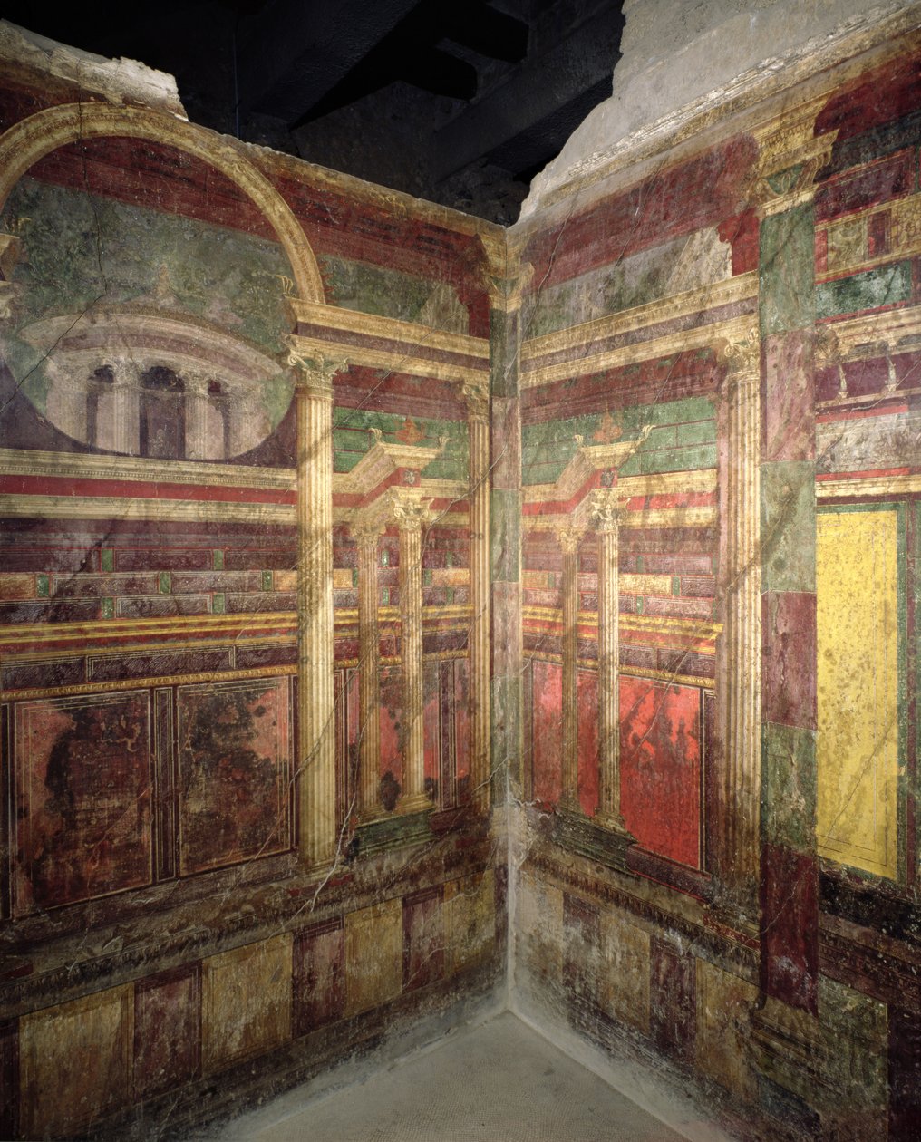 Ulike arkitektoniske perspektiver, 90-15 f.Kr av Roman