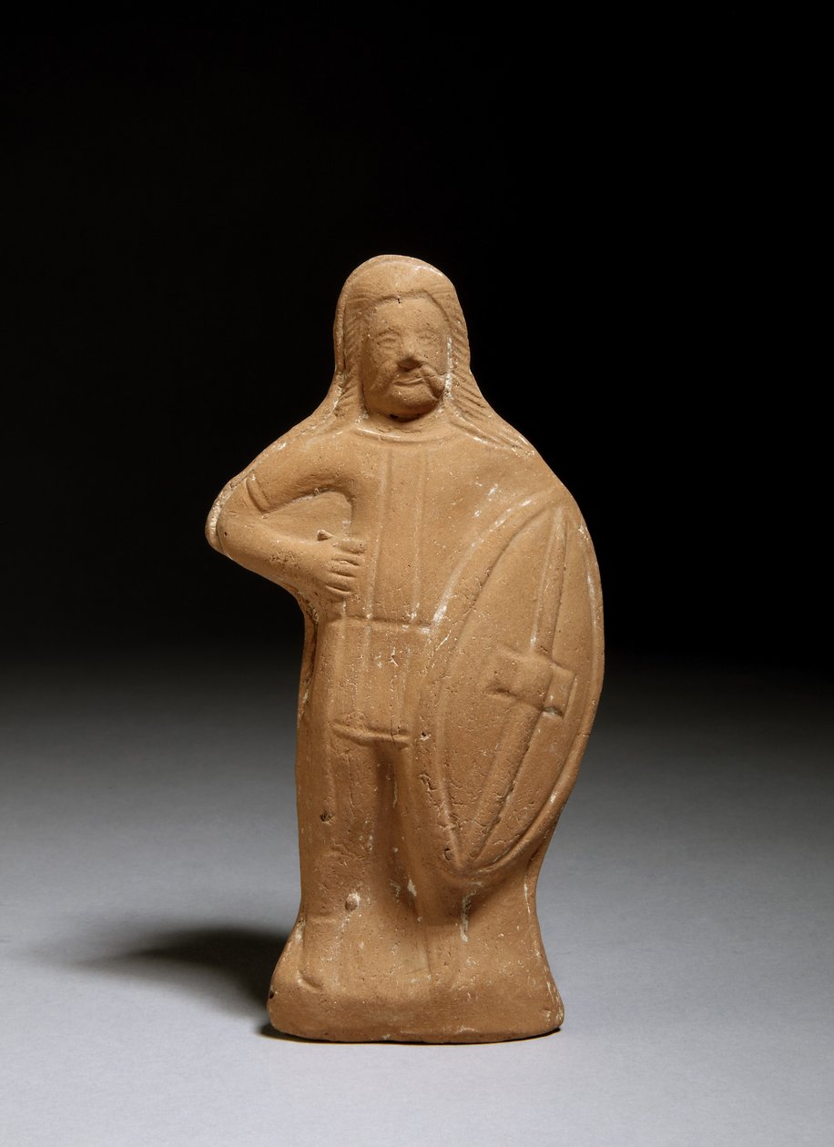 Figur av en barbar (terrakotta) av Roman