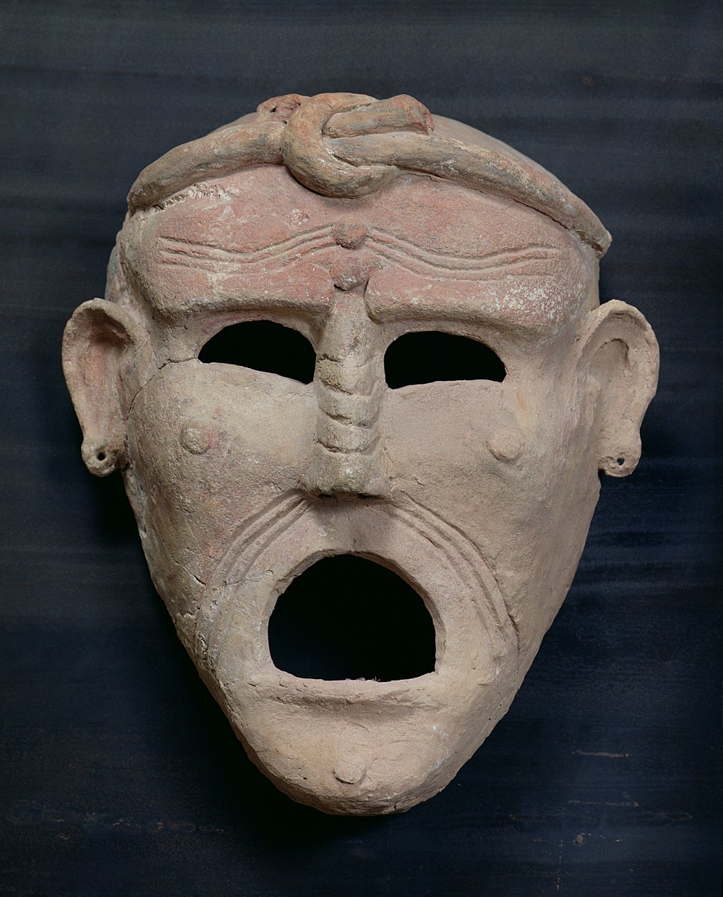 Punisk sjarmmaske, 3.-2. århundre f.Kr. (terrakotta) av Roman