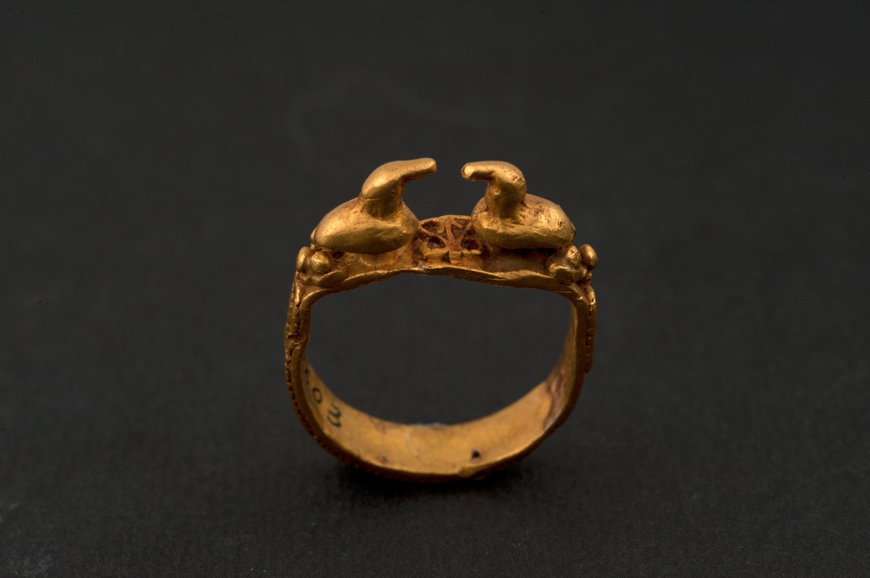 Ring med to ender (gull) av Roman