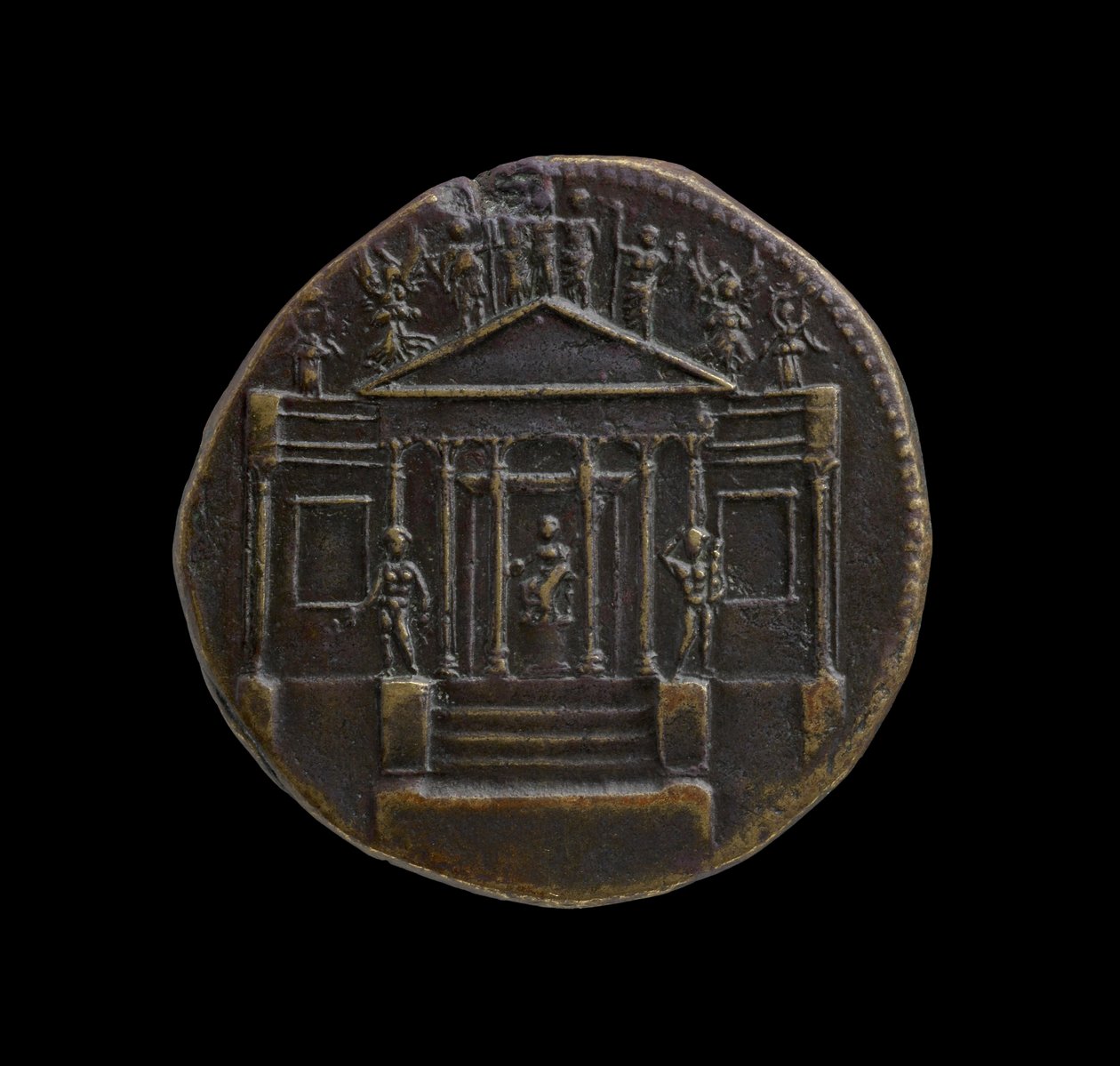 Romersk keisermynt fra Roma, 35-36 e.Kr. (orichalcum messing) av Roman