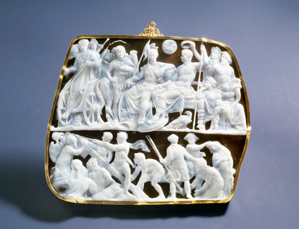 Romersk onyx cameo, 1. århundre e.Kr. (se også 198135) av Roman