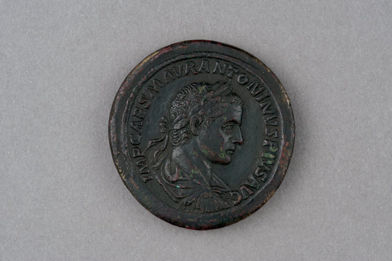Sestertius av Elagabalus (bronse) av Roman