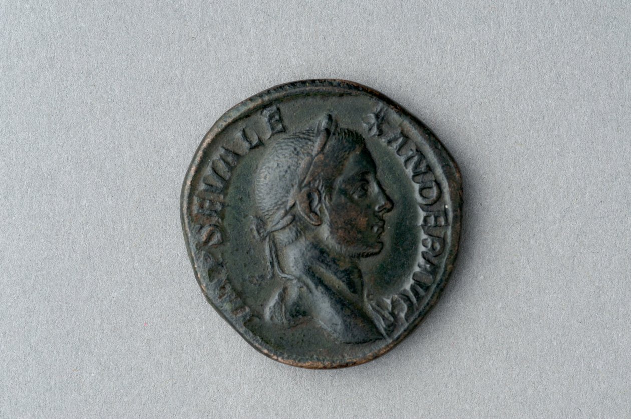 Sestertius av Severus Alexander (bronse) av Roman