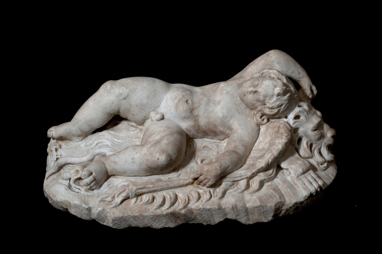 Sovende Eros (marmor) av Roman