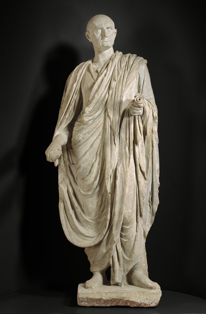 Statue av Cicero (marmor) av Roman