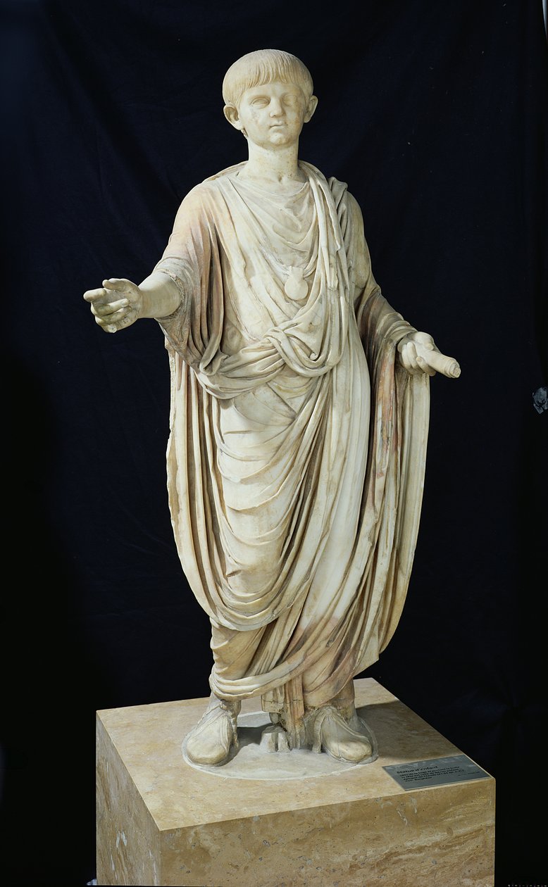 Statue av et barn av Roman