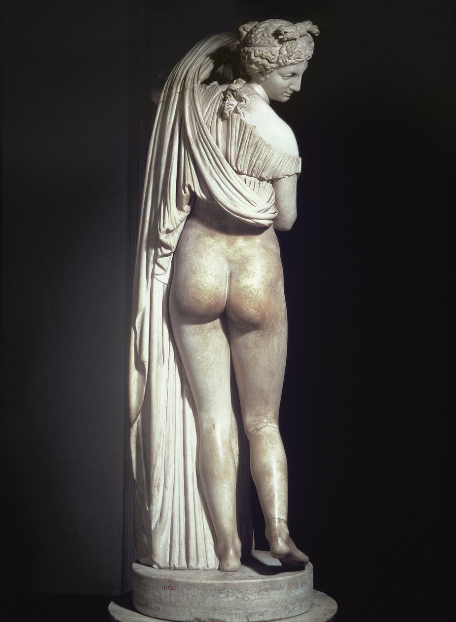 The Callipige Aphrodite, kopi av en gresk original (marmor) fra det andre århundre f.Kr. av Roman