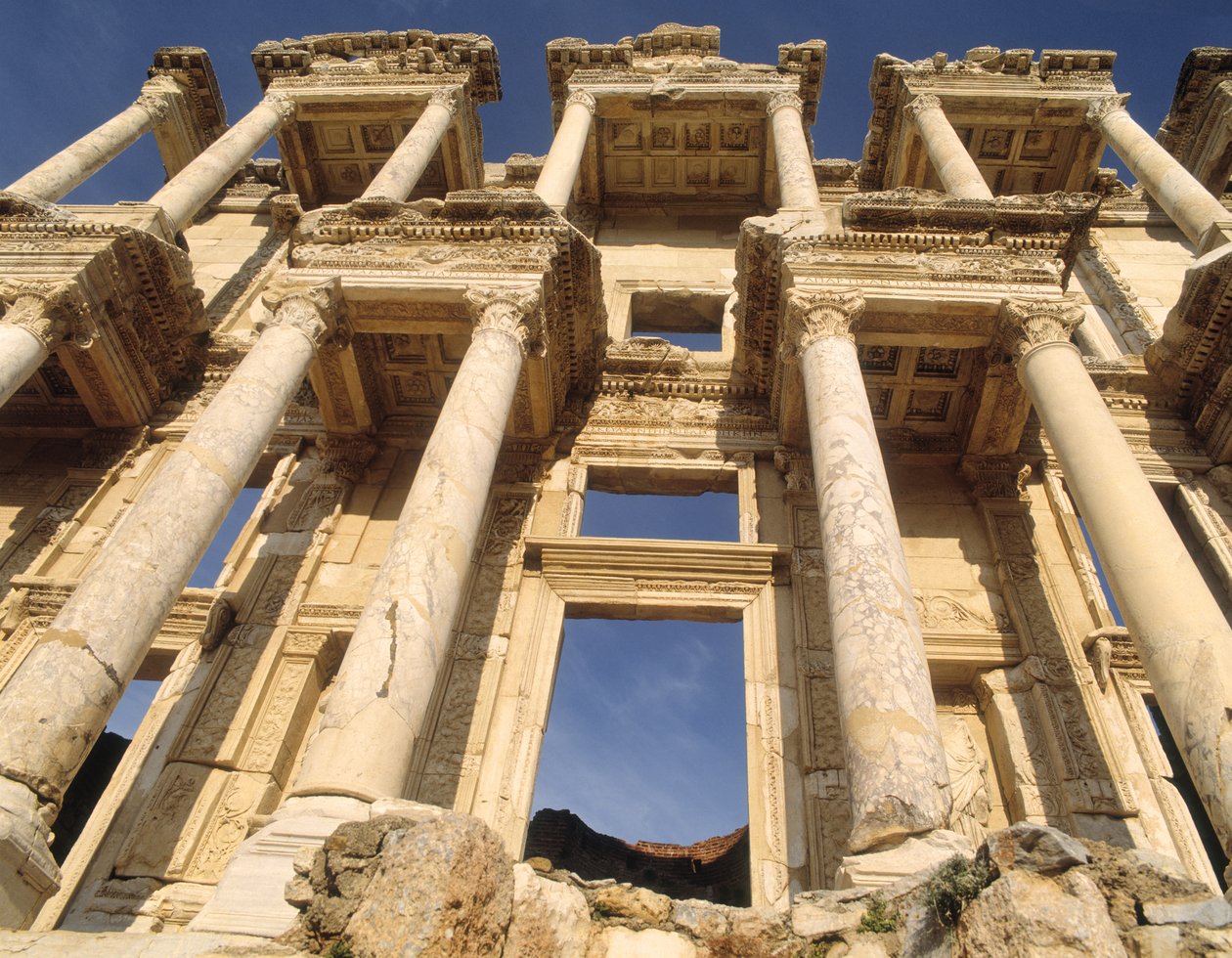 Celsus-biblioteket, bygget i 135 e.Kr av Roman