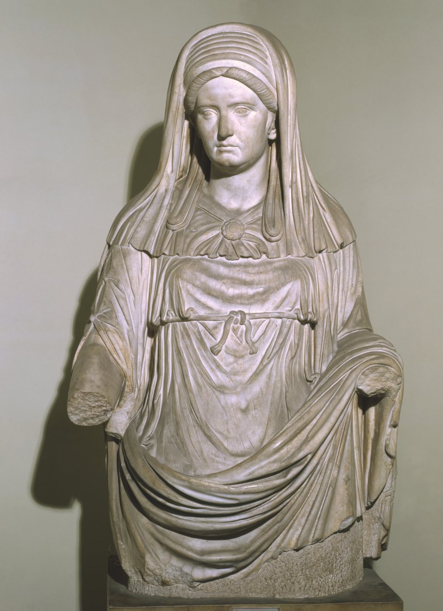 Vestale Massima (marmor) av Roman