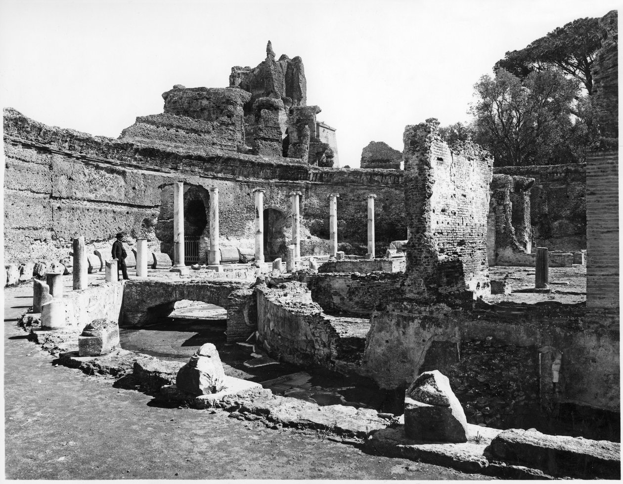 Utsikt over Nymphaeum, 125-135 e.Kr av Roman