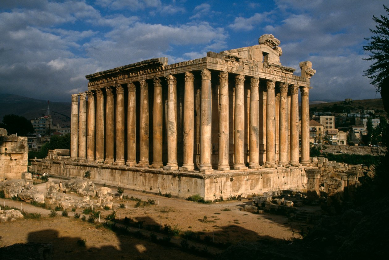 Bacchus tempel, 2. århundre e.Kr av Roman Imperial Period