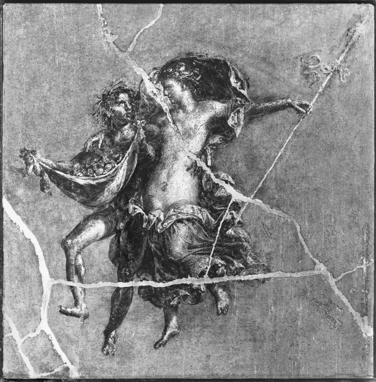 Faun og Bacchante, fra Pompeii av Roman Roman