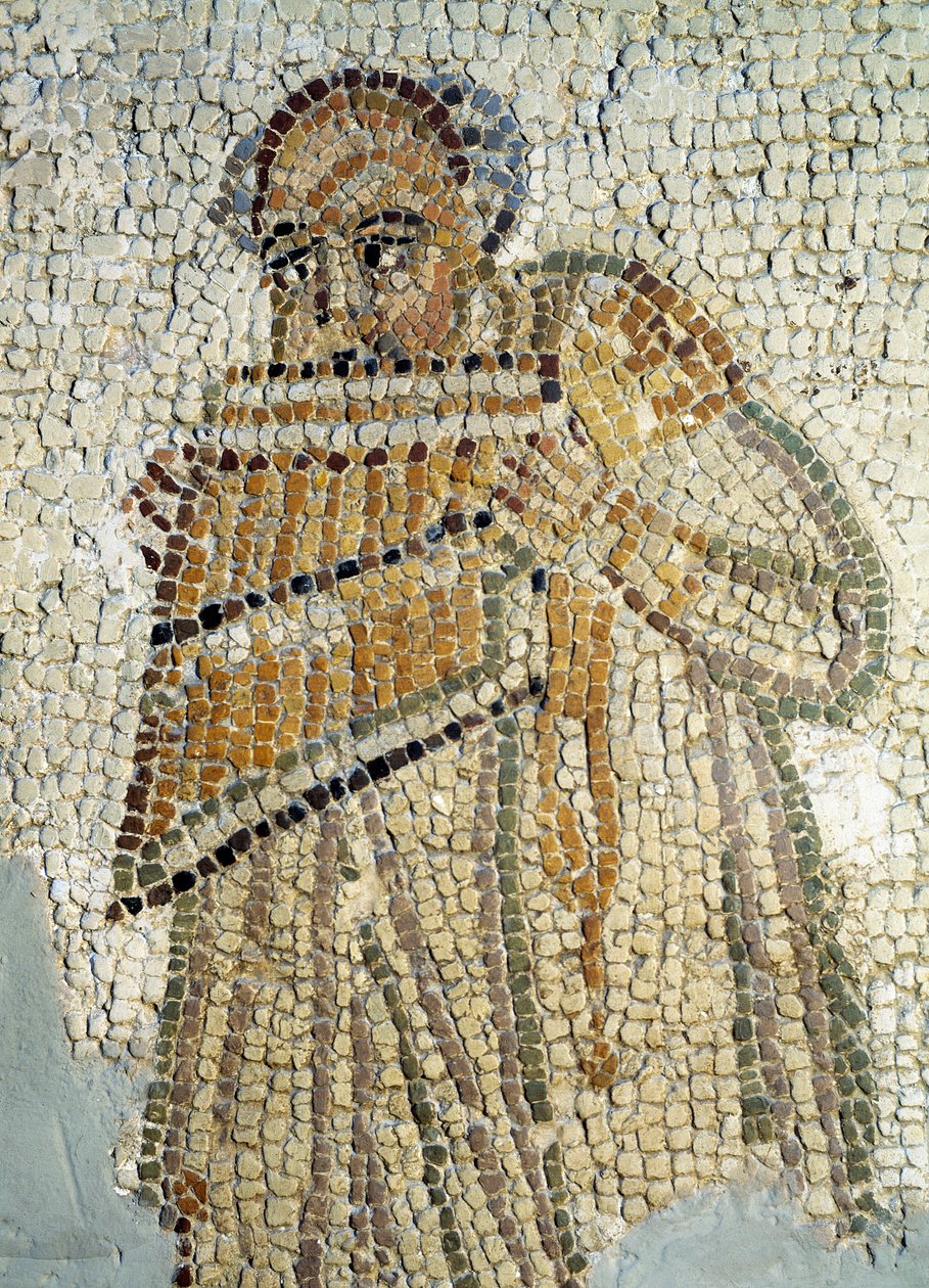 En panfløytespiller (Mosaic av Roman
