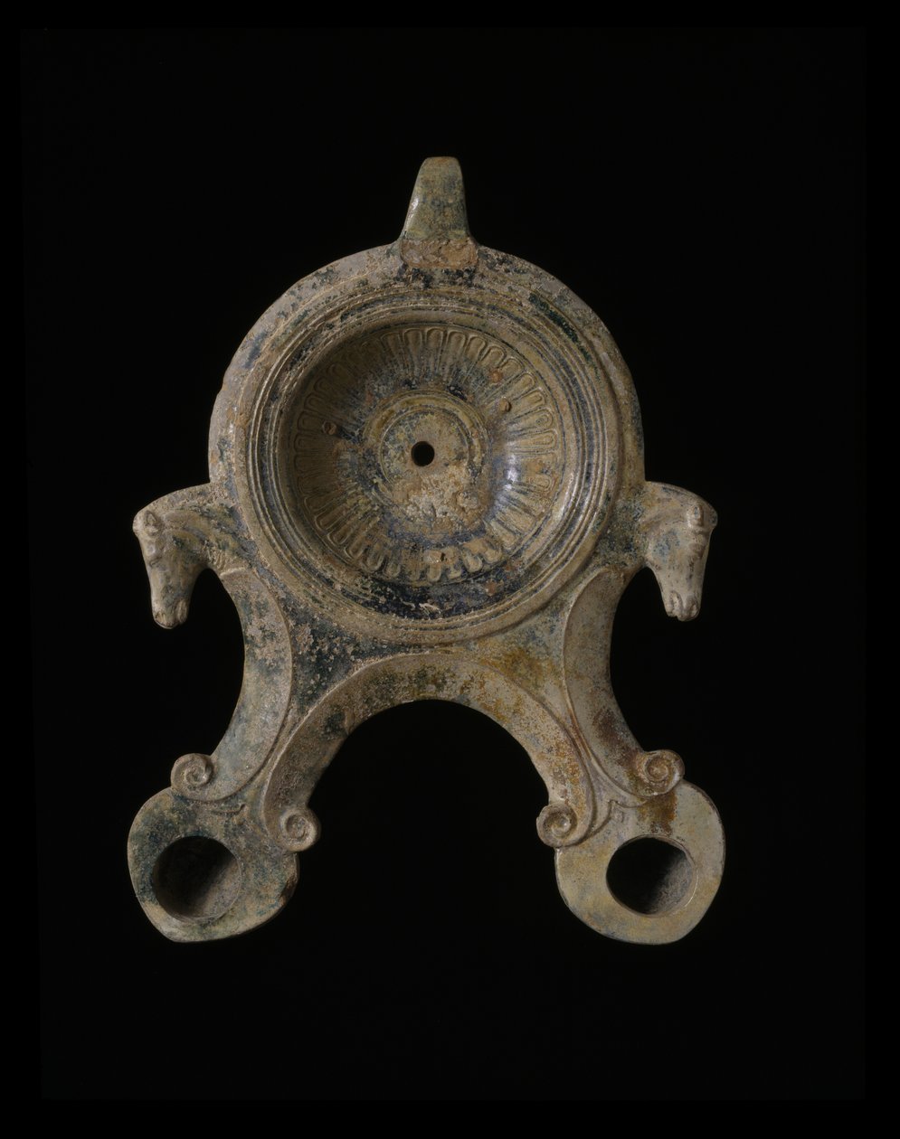 Keramisk lampe av Roman