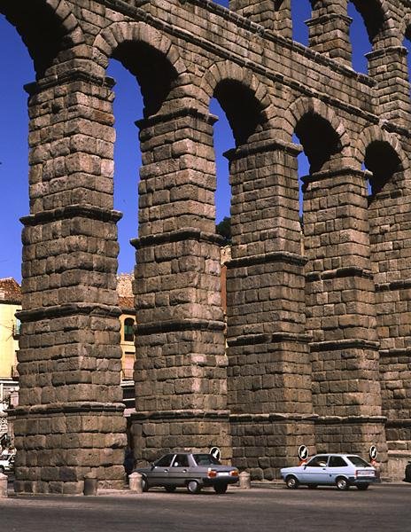 Detalj fra den romerske akvedukten (bilde) av Roman