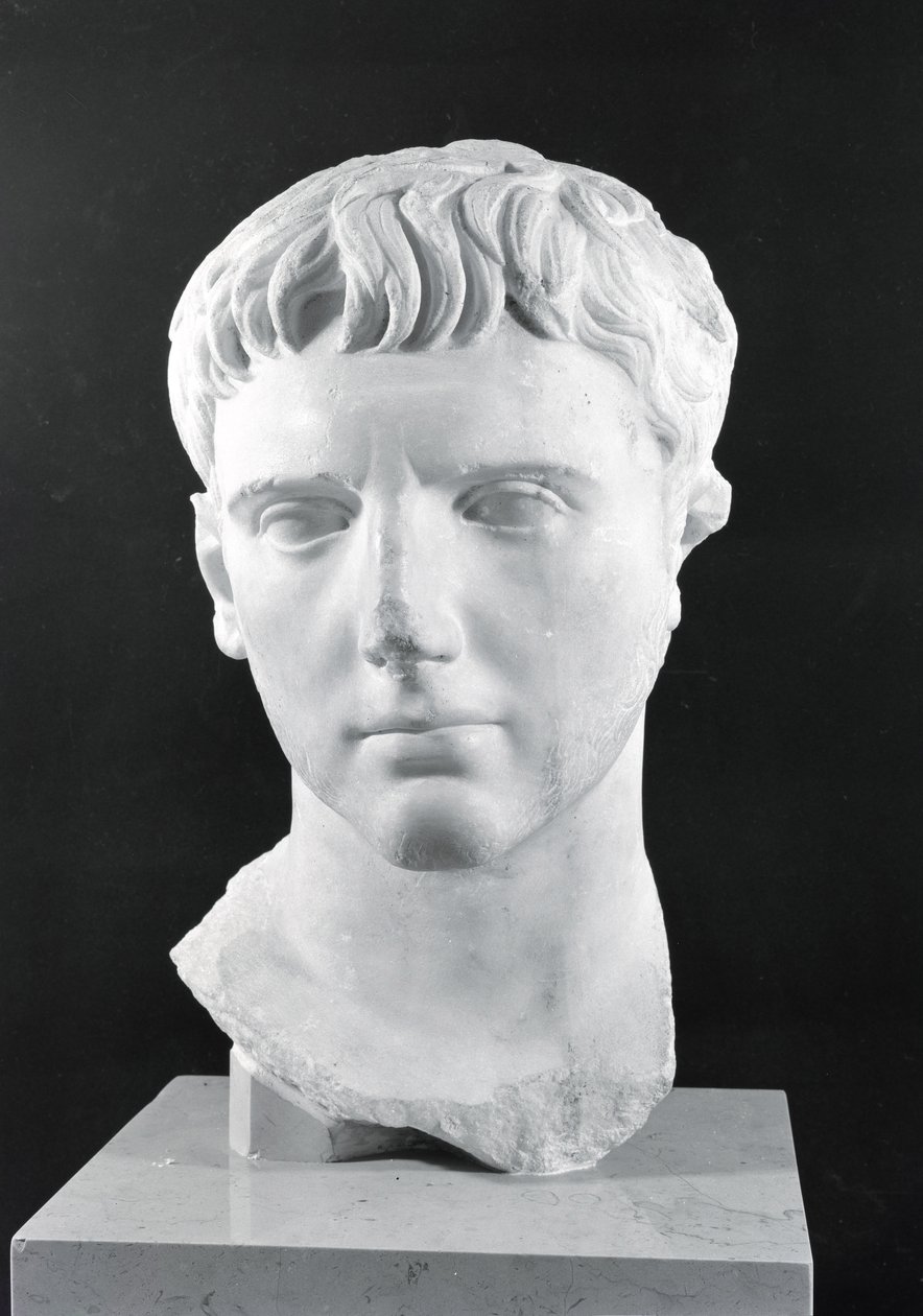 Overhode for Caesar Augustus (63 f.Kr.-14 e.Kr.) av Roman