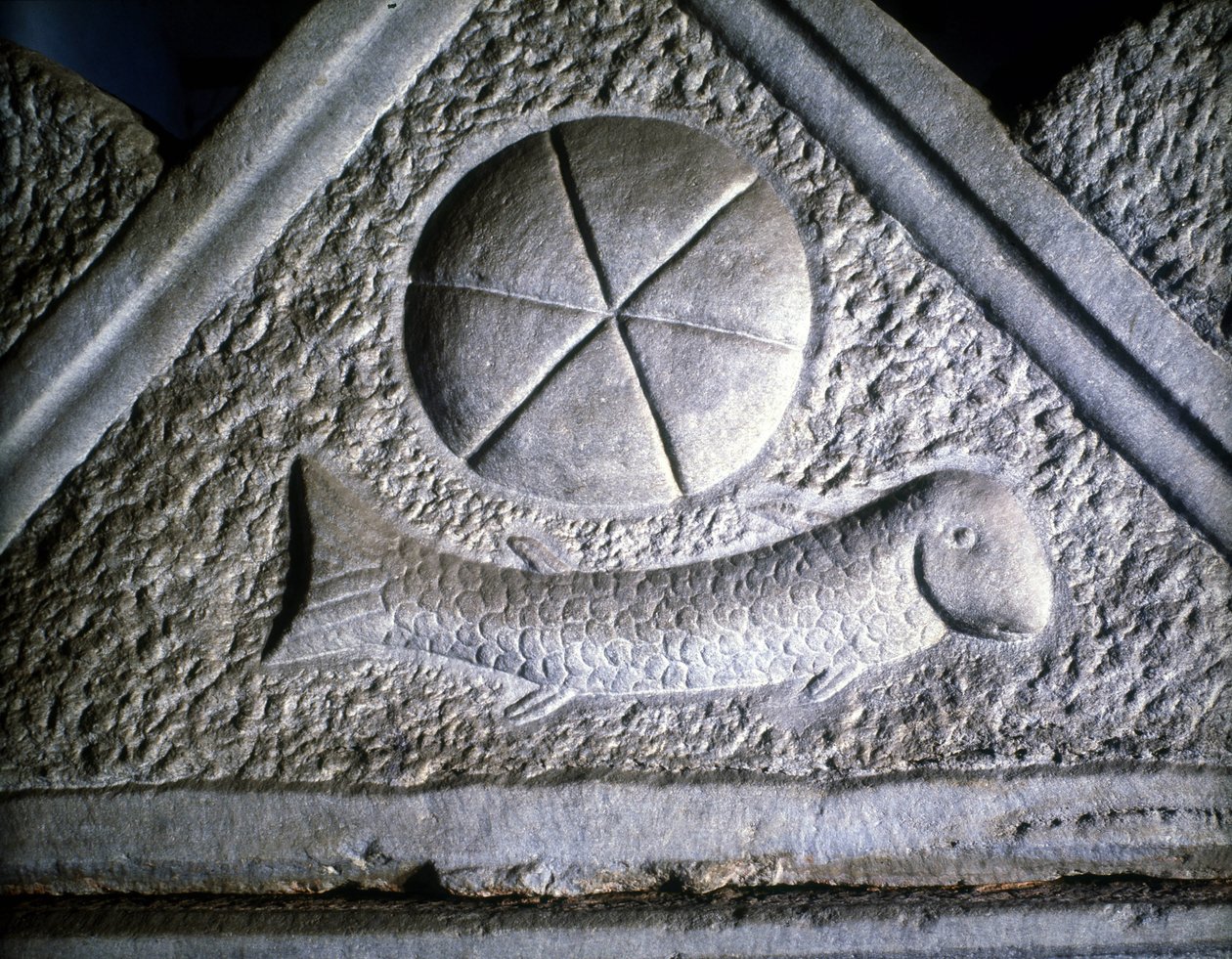 Ictus: fisk, kristent symbol. 2. århundre. av Roman