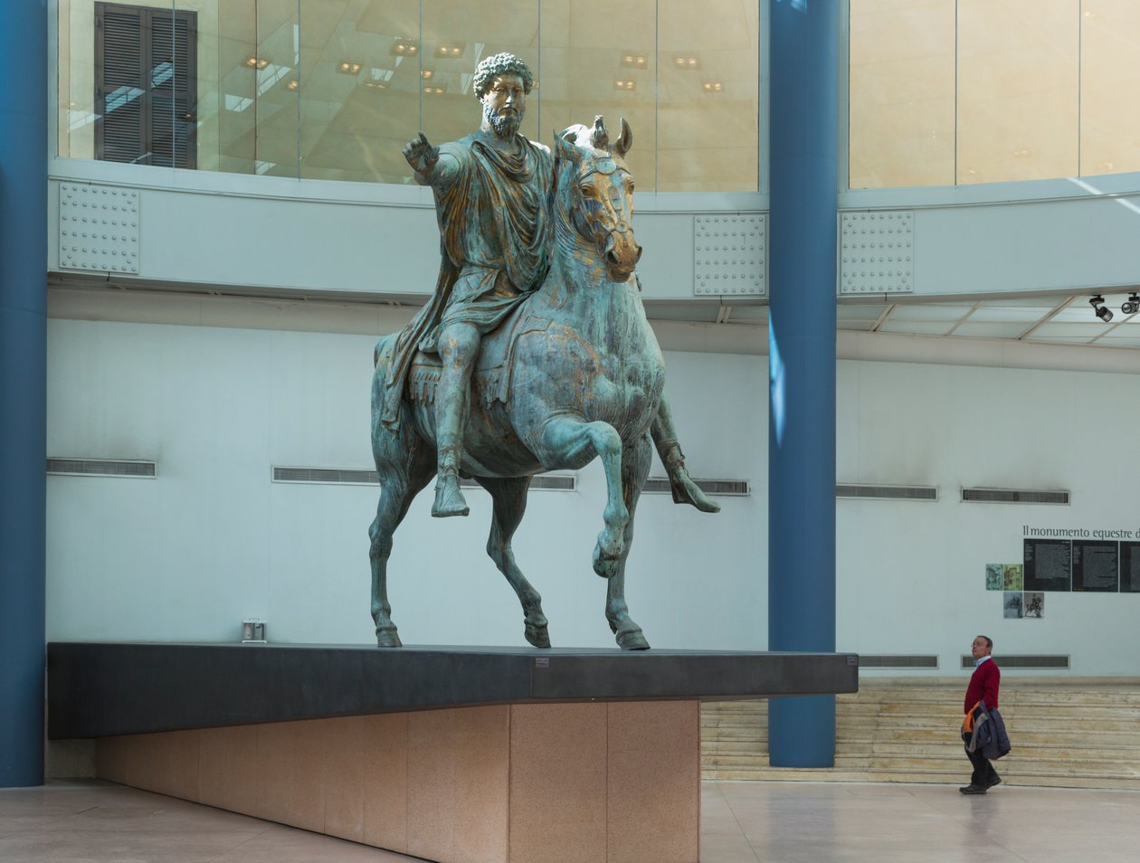 Marcus Aurelius-statue (bronse) av Roman