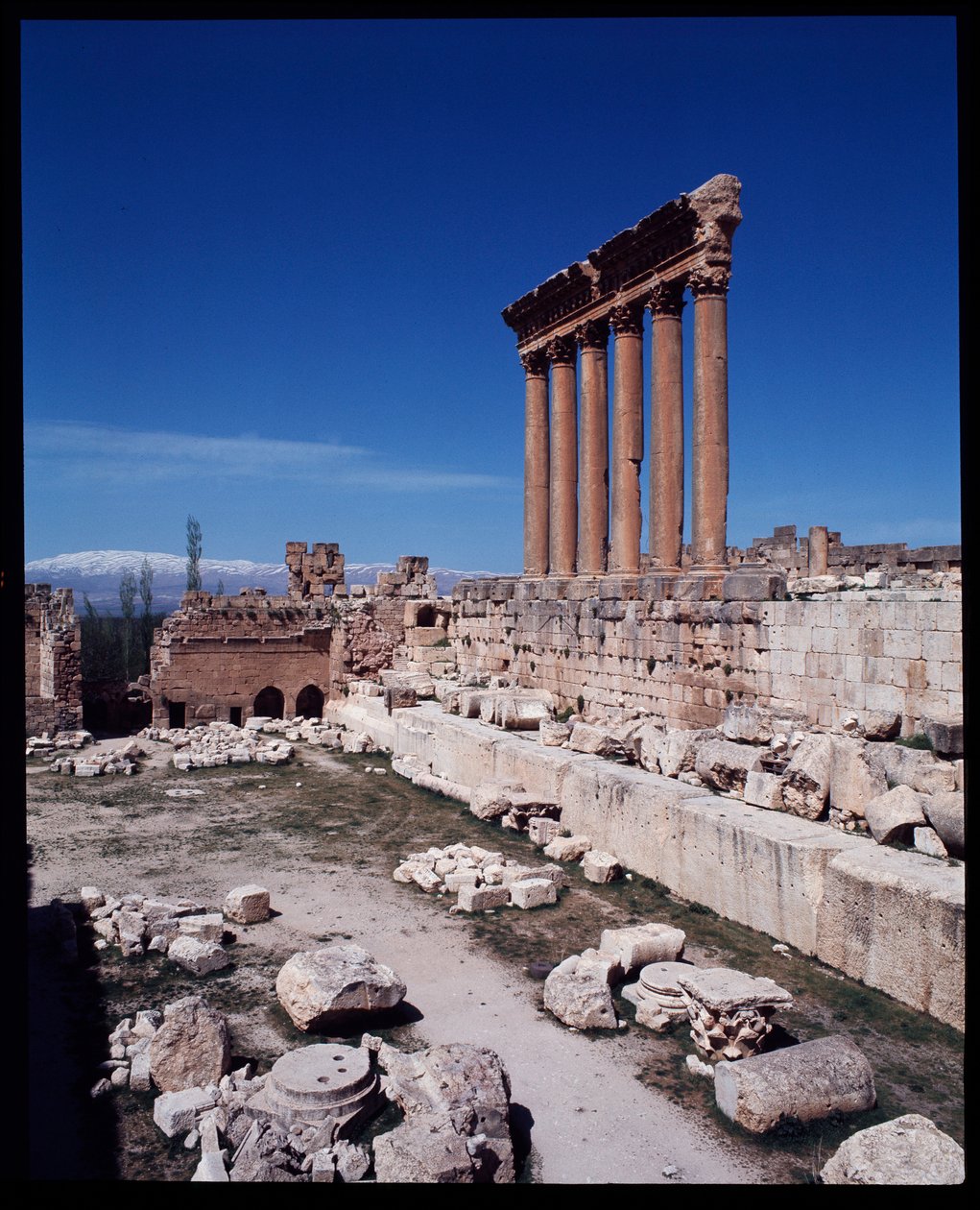 Rester av Jupiters tempel av Roman