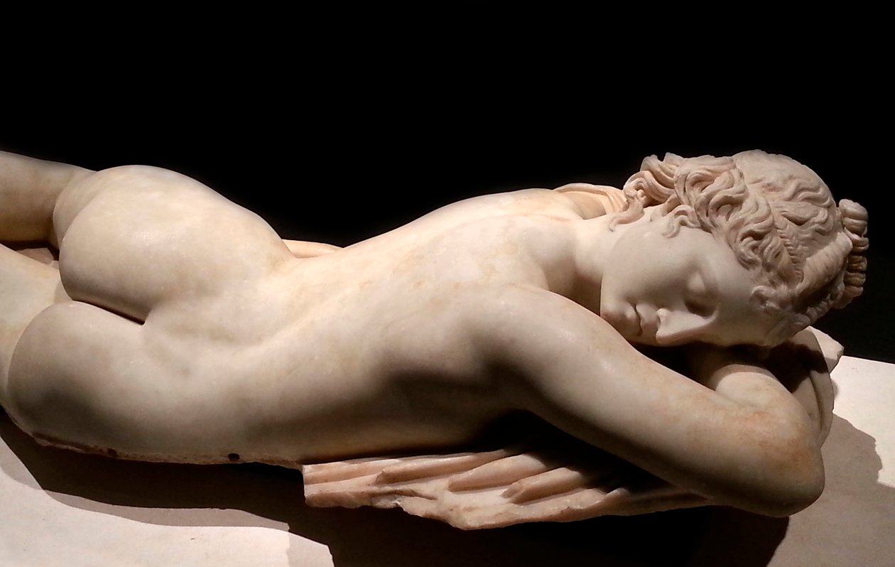 Sovende Hermafroditt: romersk kunst, 1. århundre f.Kr. av Roman