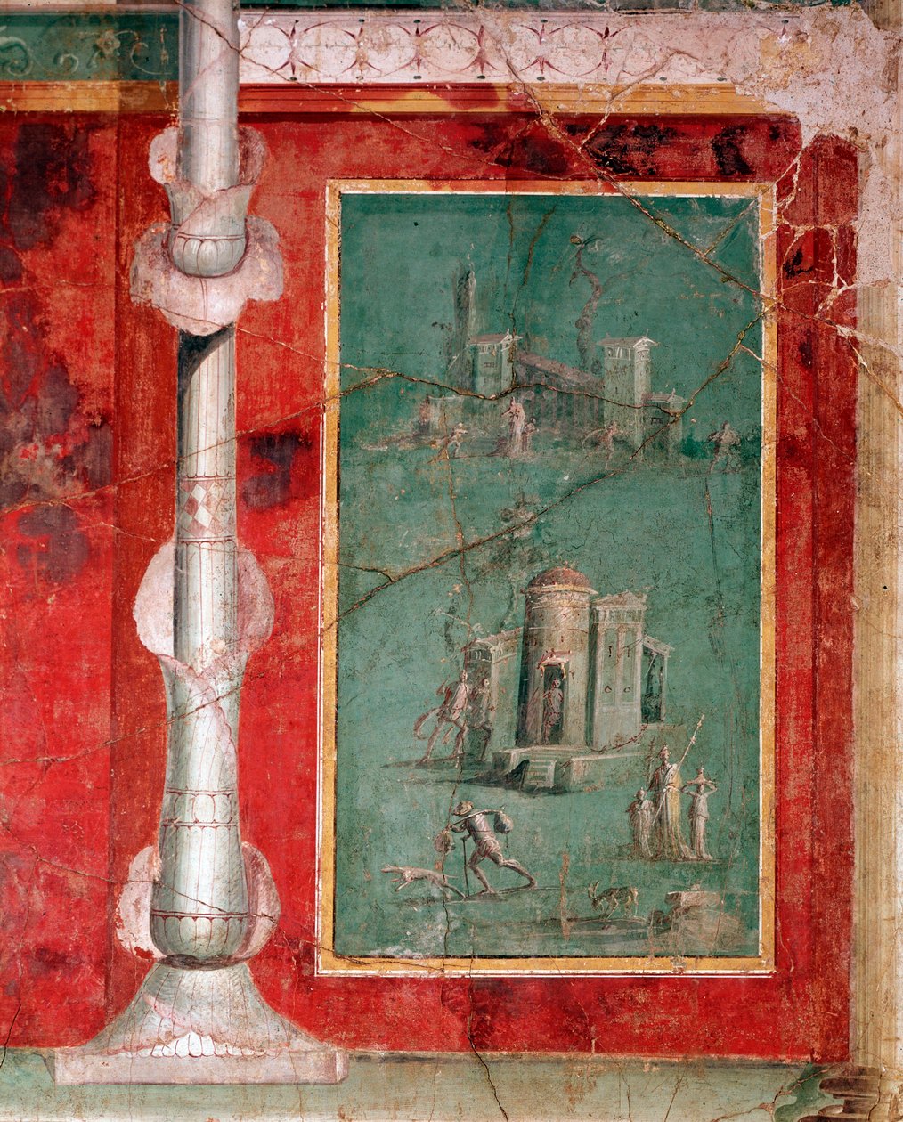 Teaterscene (fresco av Roman