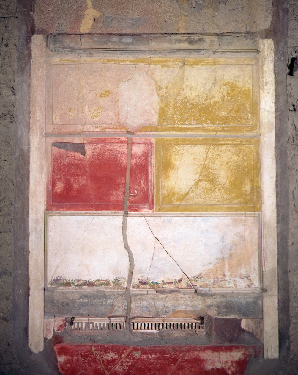 Veggdekorasjon, Pompei, Italia (fresco) av Roman