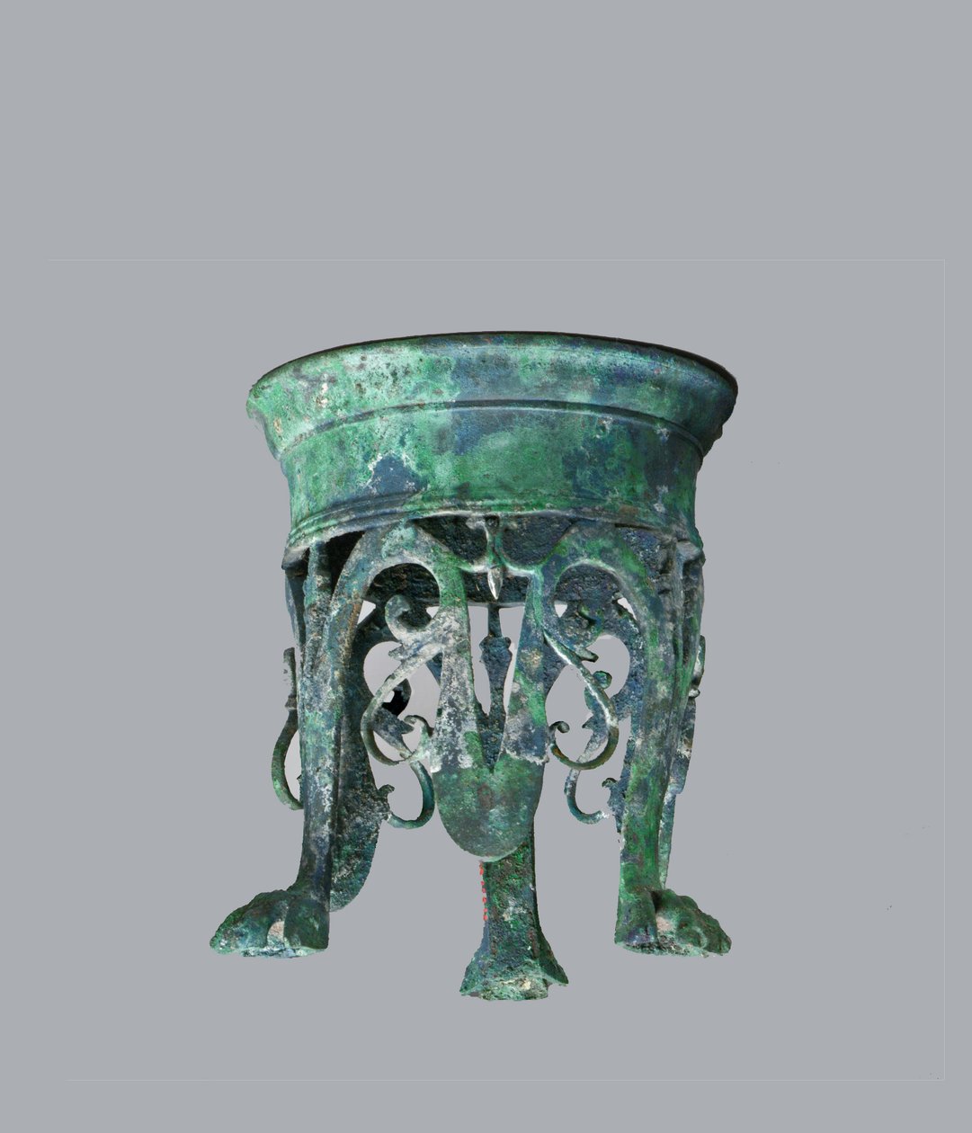 Bronse stativ av Roman Imperial Period