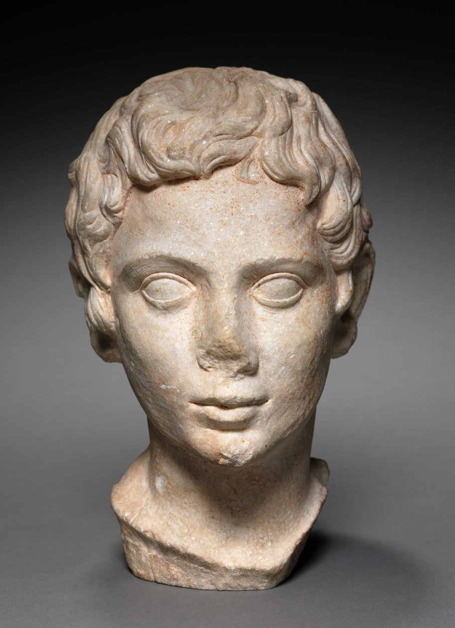 Leder for en ungdom, 100-1 f.Kr av Roman Period Egyptian