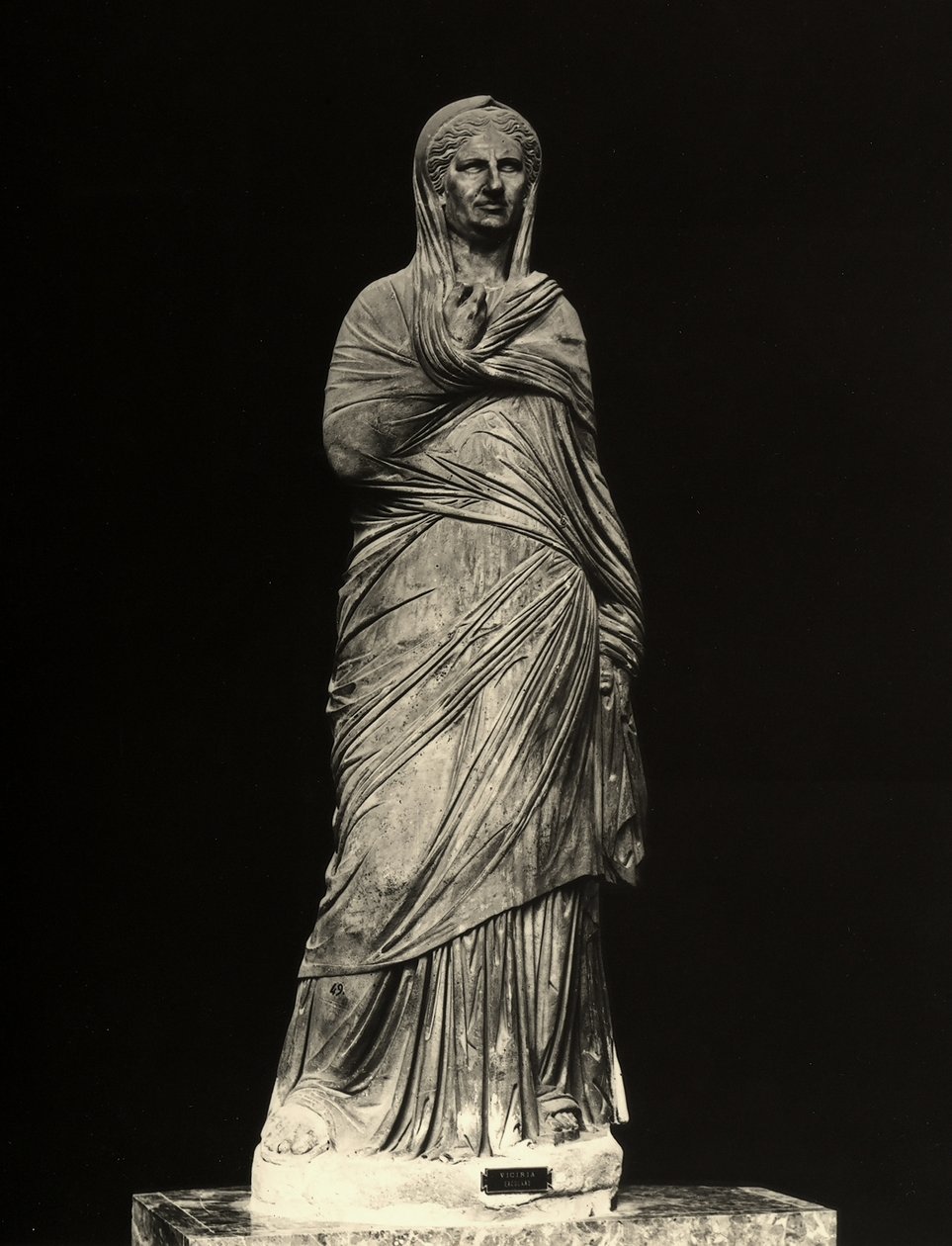 Viciria Arcate, kone til Balbus (marmor) av Roman Roman