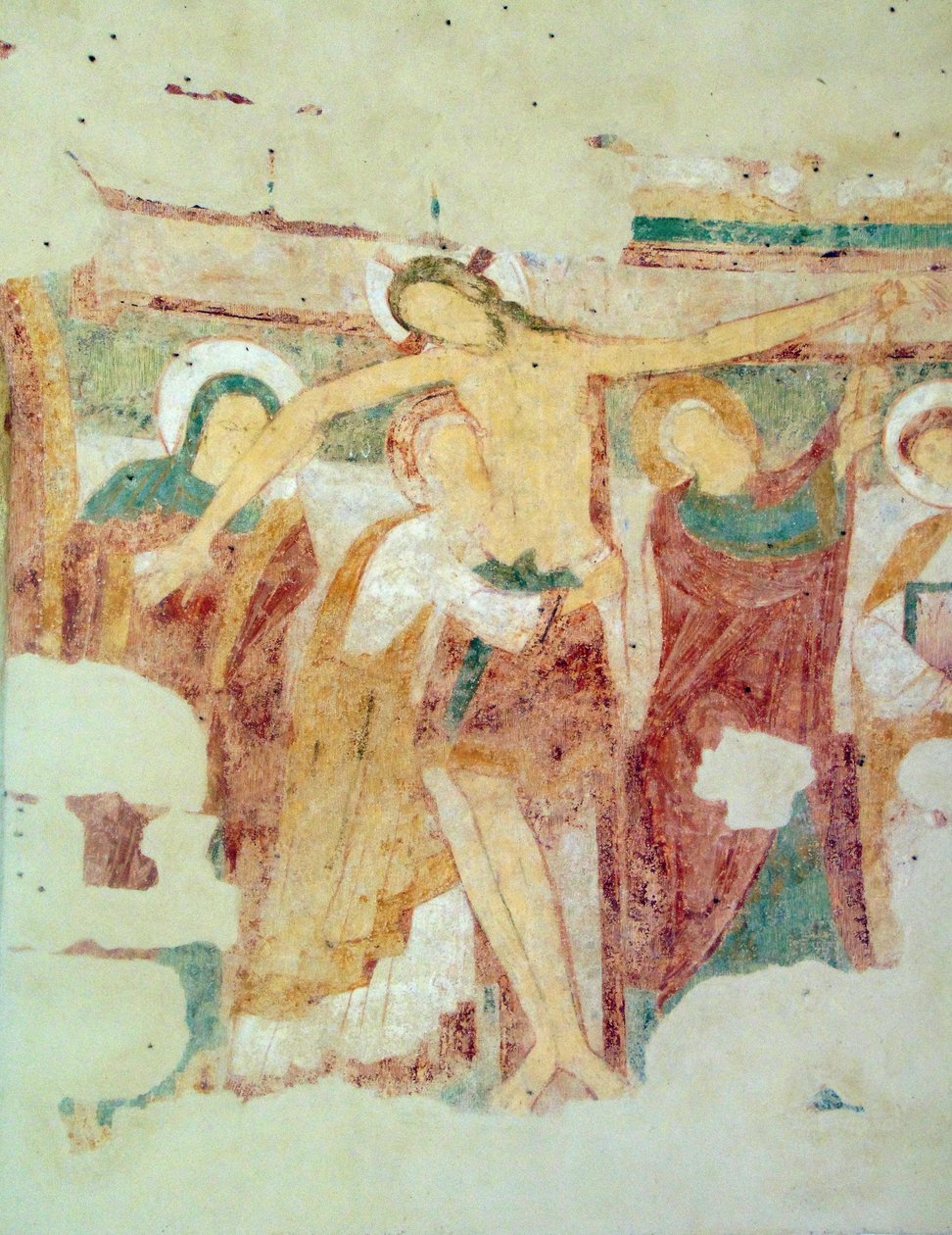 Fresco, Saint-Jean du Liget kapell, Touraine av Romanesque