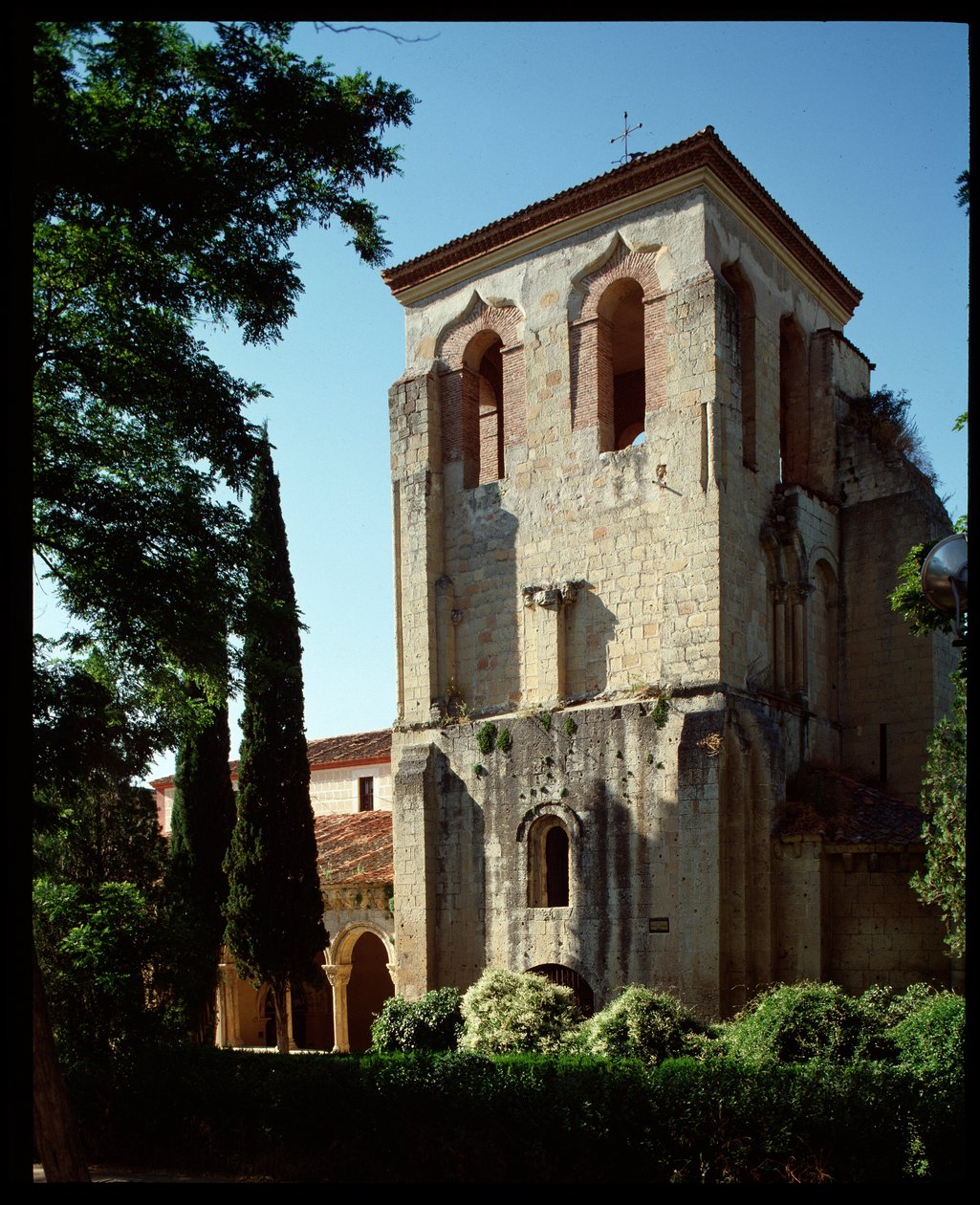 Utsikt over kirken av Romanesque