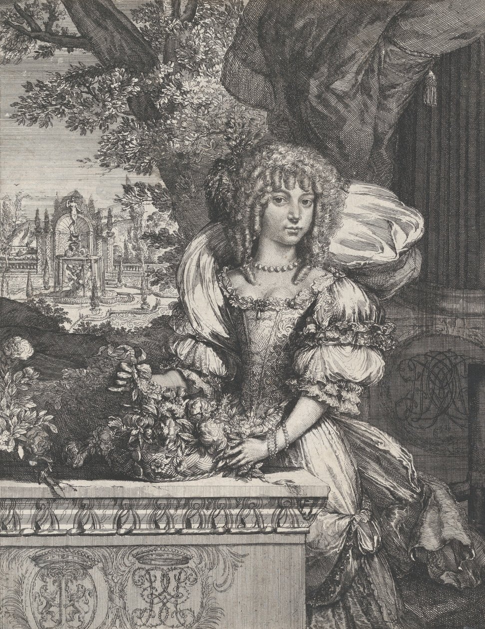 Portrett av Mary Stuart,.n.d., n.d.. av Romeyn de Hooghe