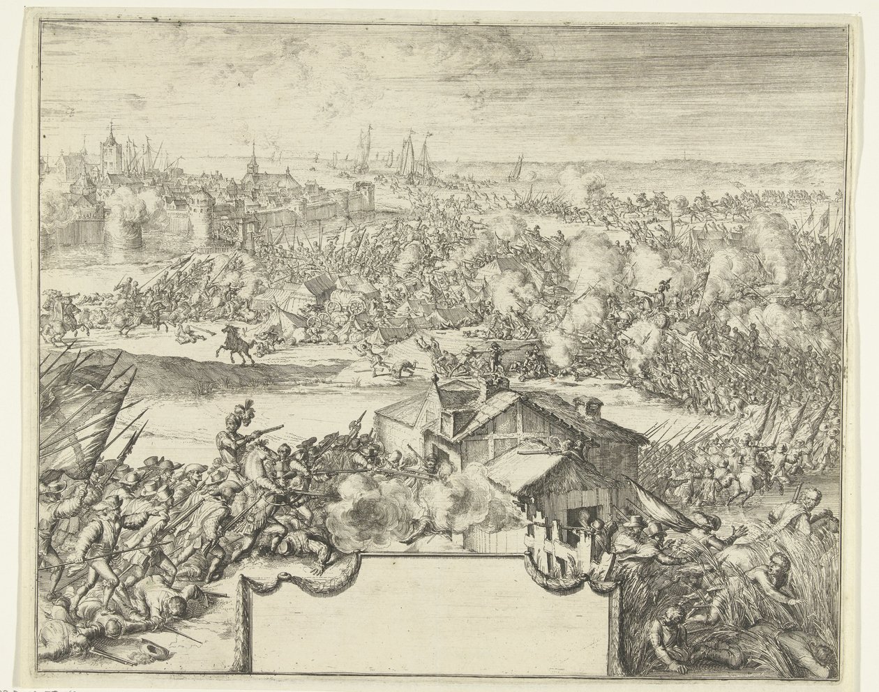 Slaget ved Steenbergen, 1583 av Romeyn de Hooghe