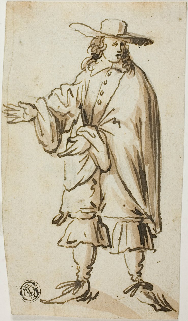 Stående mann av Romeyn de Hooghe