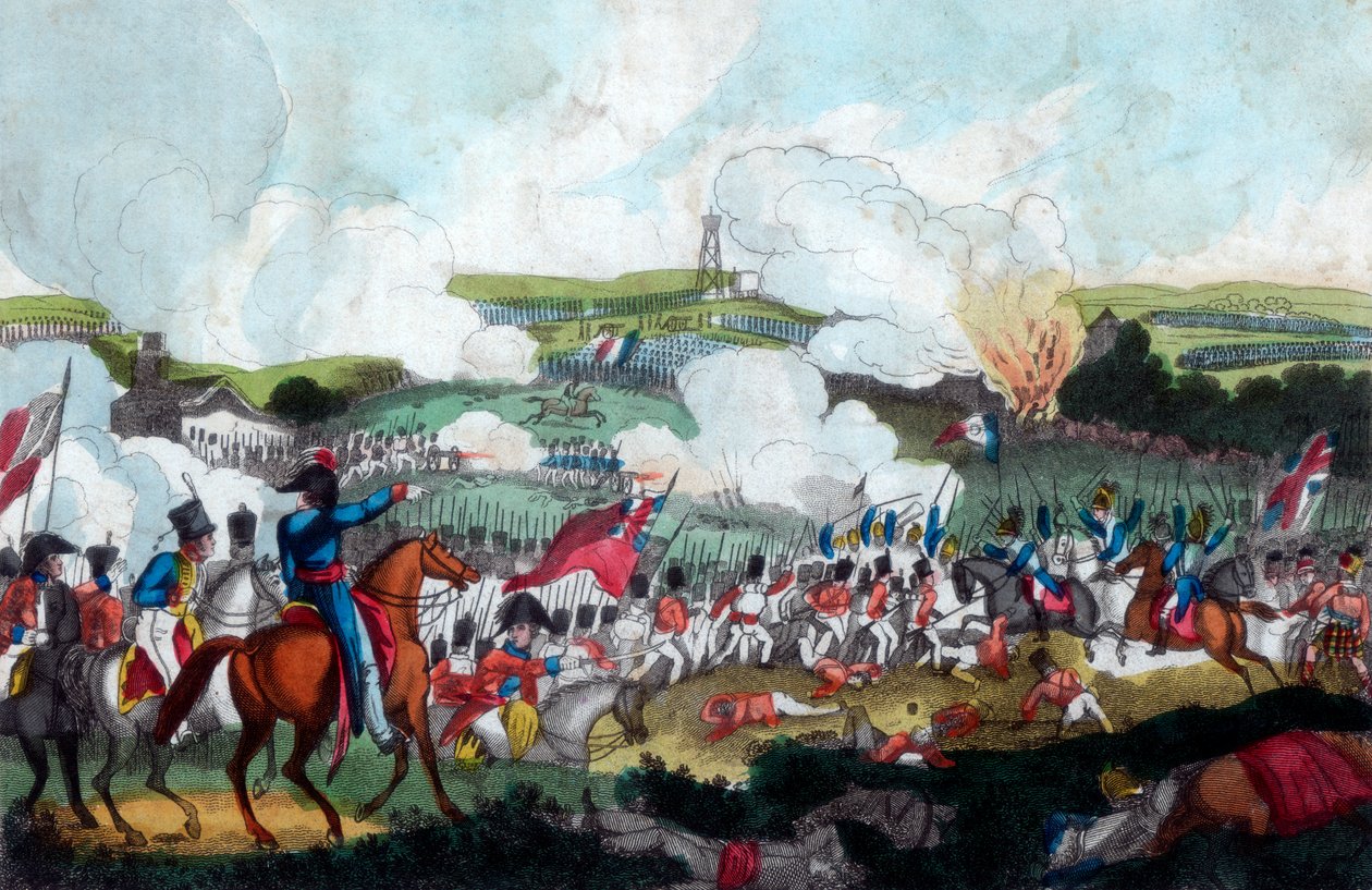 Slaget ved Waterloo, 1815 1816 av Romney
