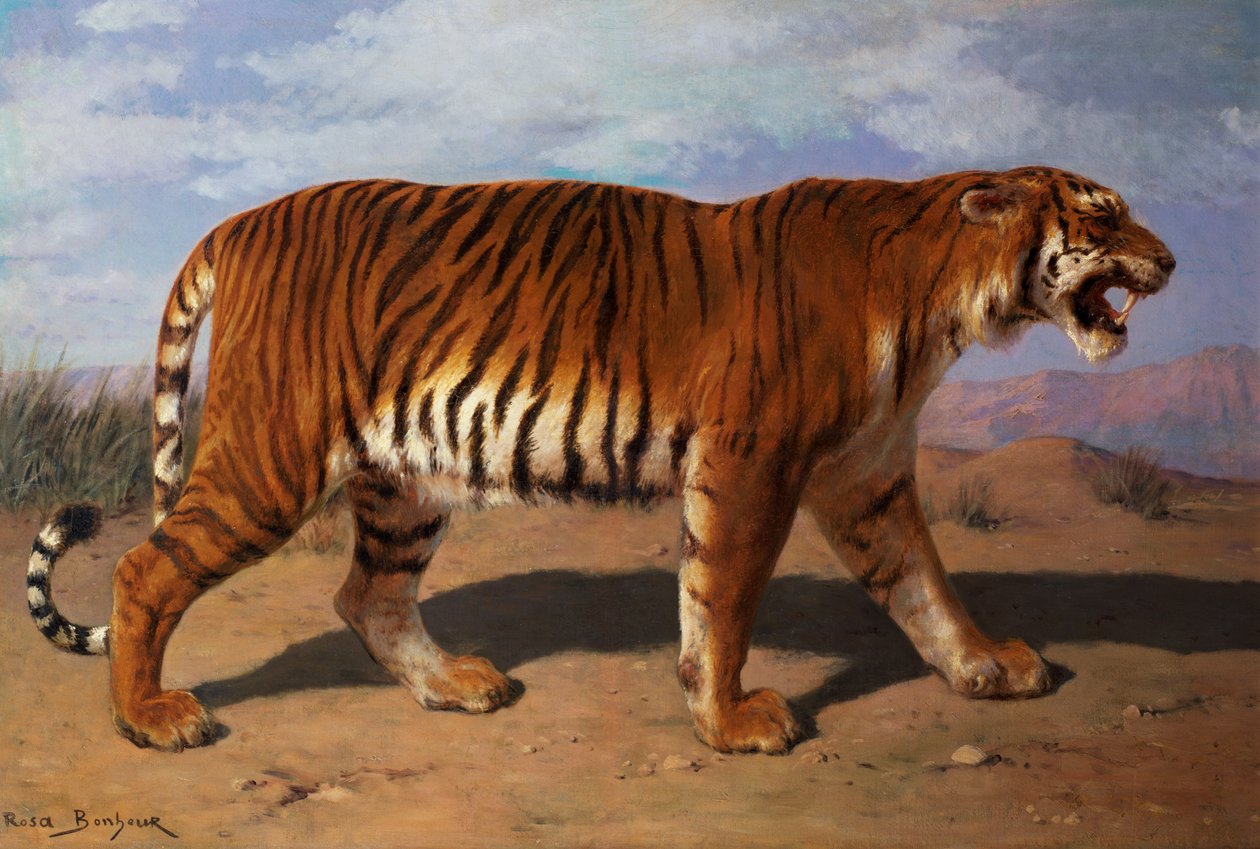 Stalking Tiger av Rosa Bonheur