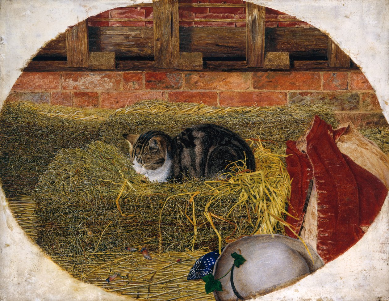 Catnap, 1858 av Rosa Brett