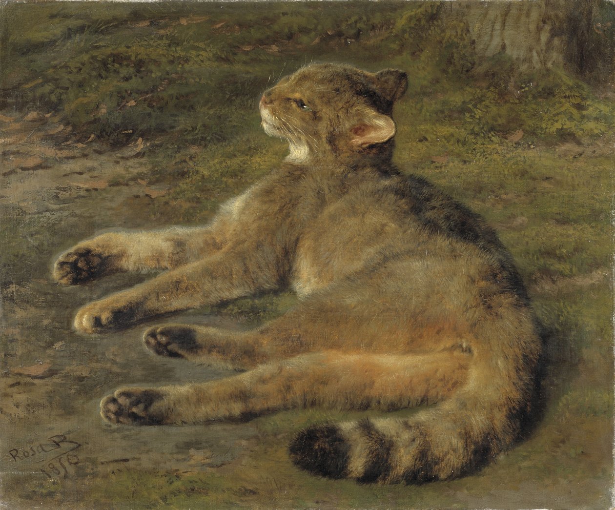 Villkatt, 1850 av Rosa Bonheur