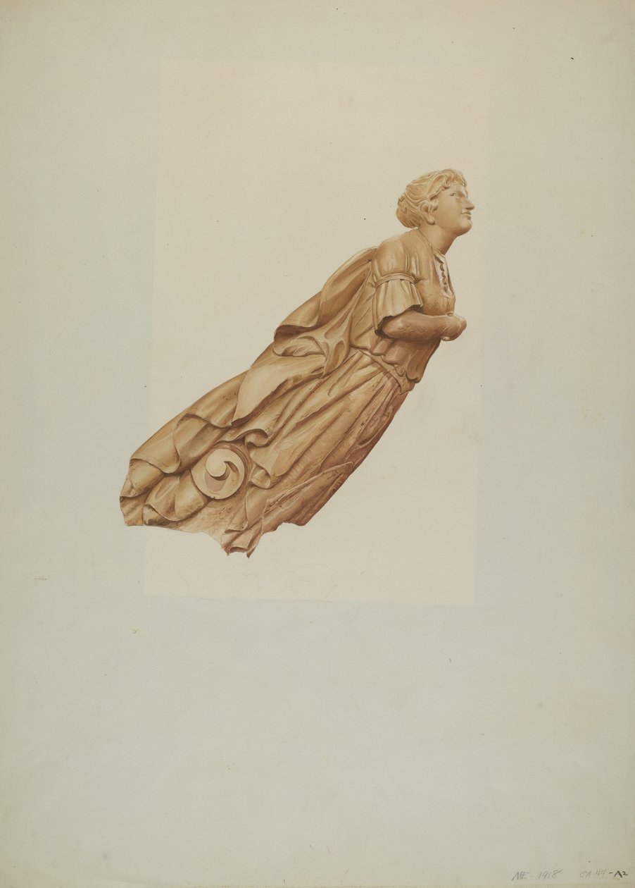 "Rhinen" galjonsfigur av Rosamond P. Gray