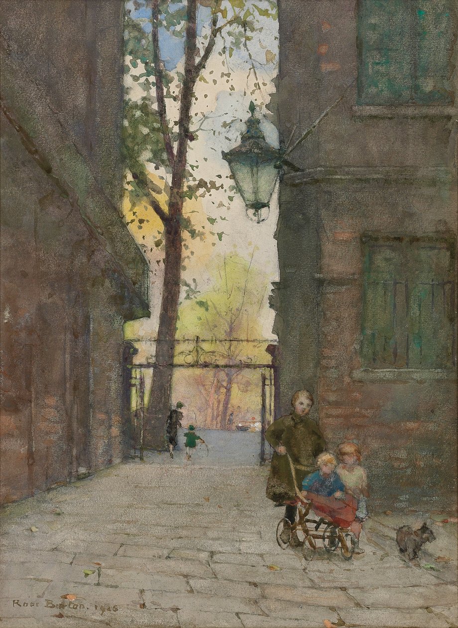 Parks Place, Knightsbridge, London, 1916 av Rose Maynard Barton