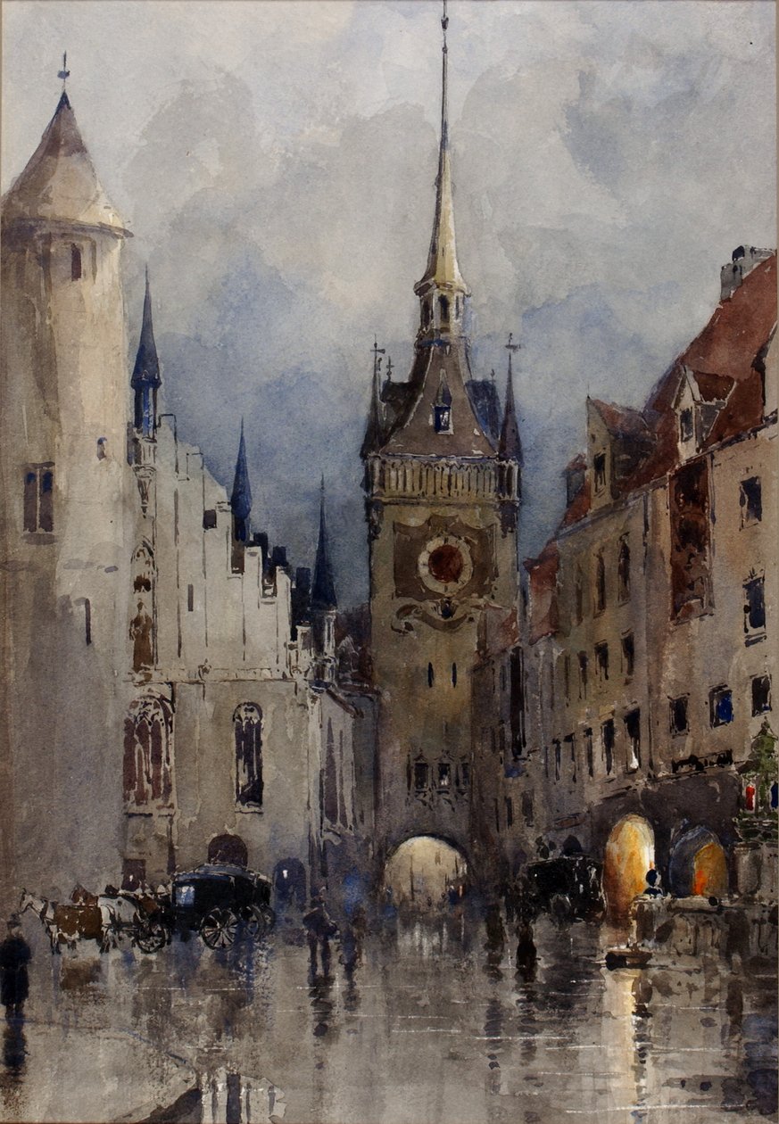 Gatescene i München, 1880. av Ross Turner