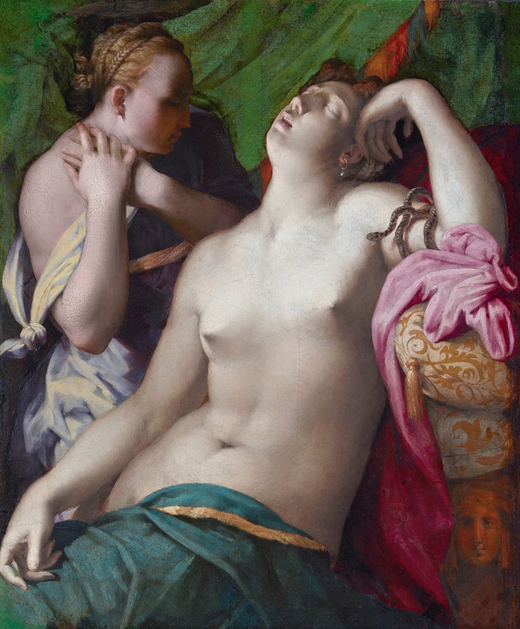 Dødende Cleopatra av Rosso Fiorentino