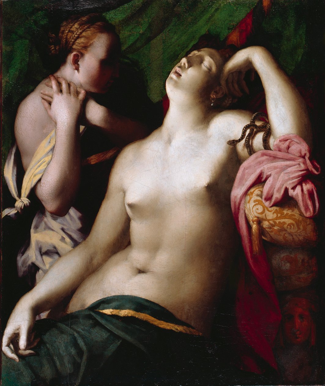 Cleopatras død av Rosso Fiorentino