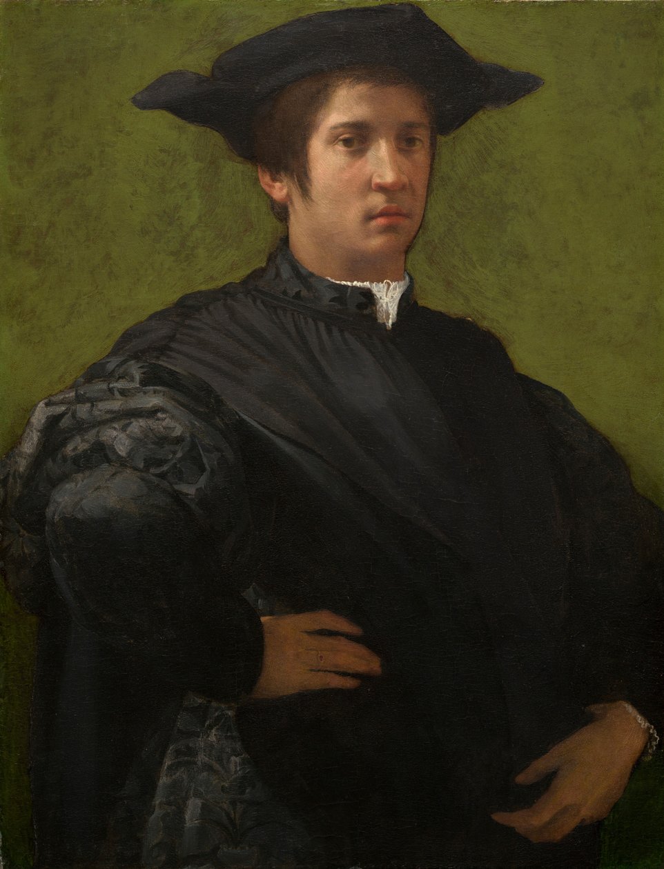 Portrett av en mann av Rosso Fiorentino