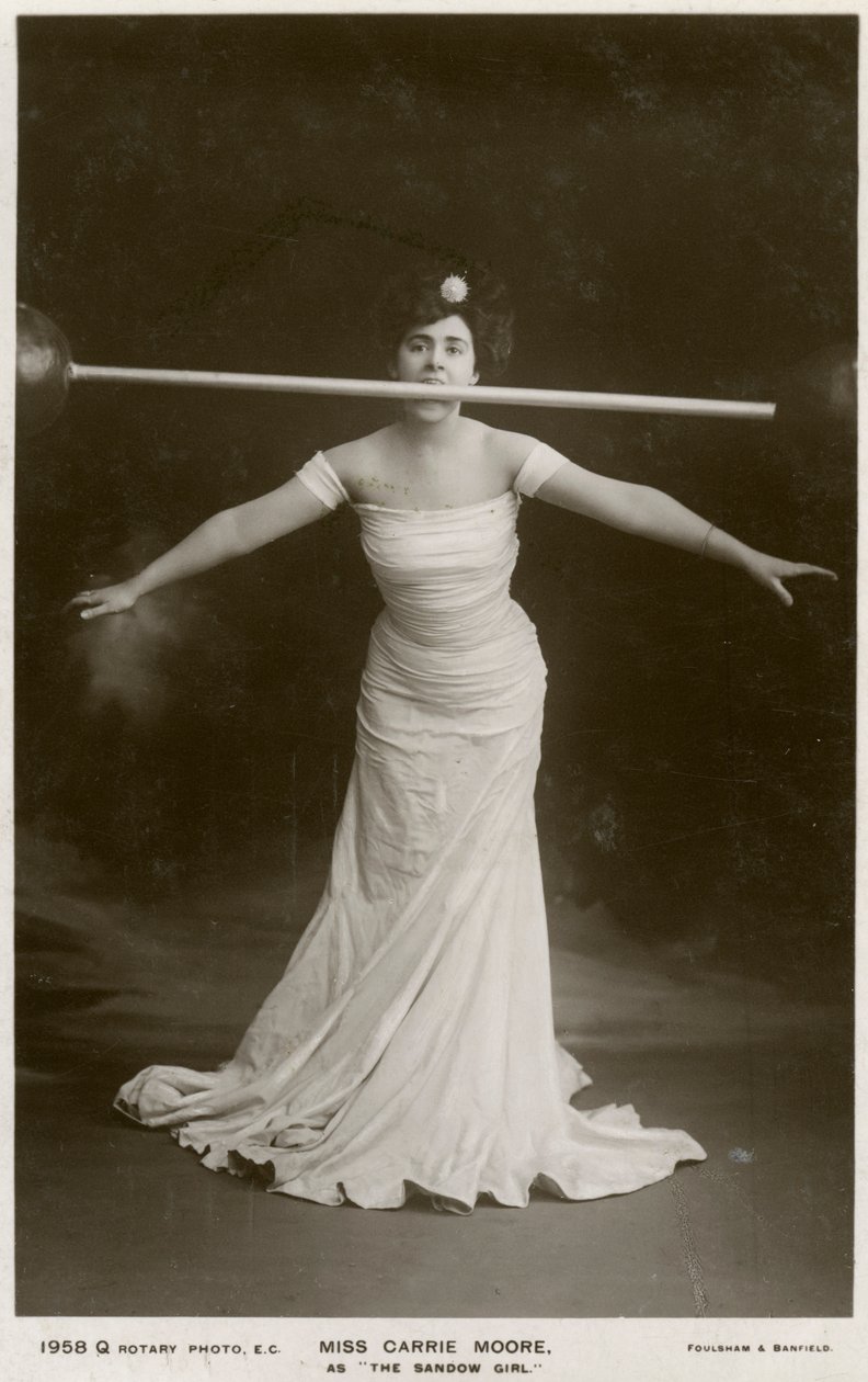 Carrie Moore , australsk skuespillerinne, ca 1900-tallet. av Rotary Photo
