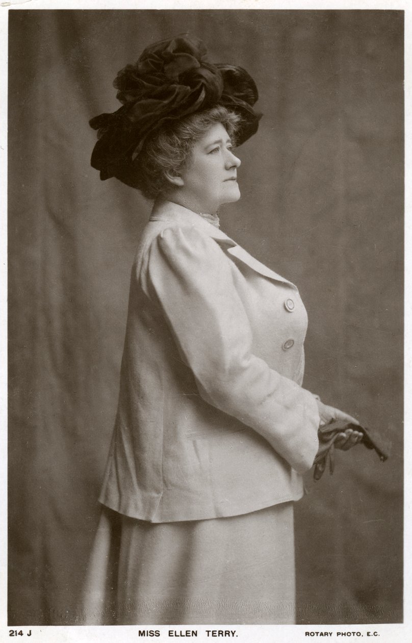 Ellen Terry , britisk skuespillerinne, ca 1900-tallet. av Rotary Photo