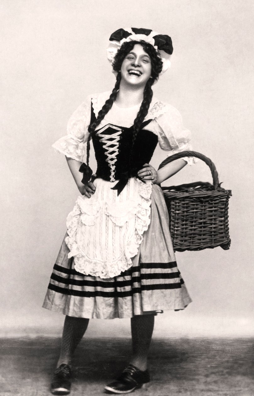 Fanny Fields, skuespillerinne, tidlig på 1900-tallet. av Rotary Photo